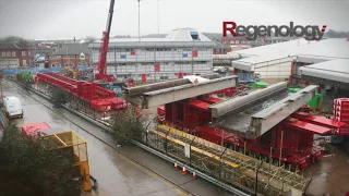 Caversham Road Rail Bridge Replacement at Reading - Time-lapse by Regenology