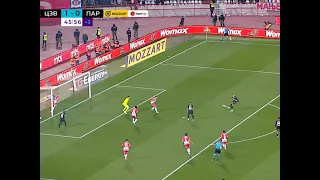 Crvena zvezda - Partizan 1:1, Mateus Saldanja za 1:1 45+1