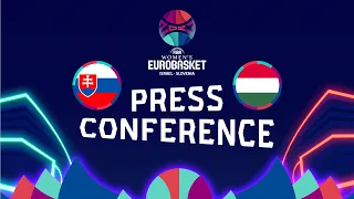 Slovakia v Hungary - Press Conference | FIBA Women's EuroBasket 2023