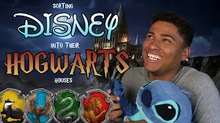 Sorting Disney characters into their Hogwarts houses!