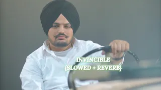 INVINCIBLE {Slowed + Reverb} Sidhu Moose Wala || Lo-fi Version