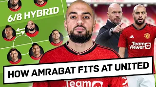 How Sofyan Amrabat Fits In At Manchester United & Relieves Pressure Off Casemiro