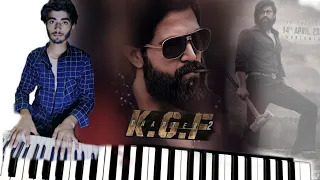 K.G.F Chapter 2 Rocky bhai entry BGM cover on keyboard