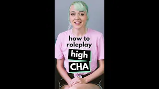 How to roleplay a high Charisma score // D&D #shorts