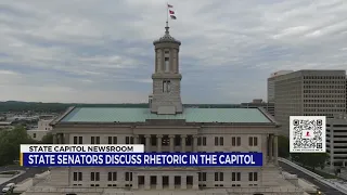 State senators discuss rhetoric in the Capitol