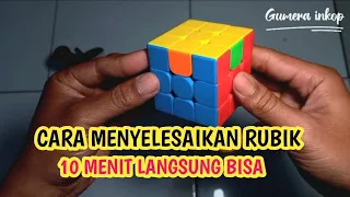 CARA MAIN RUBIK 3X3 UNTUK PEMULA - KHUSUS PEMULA