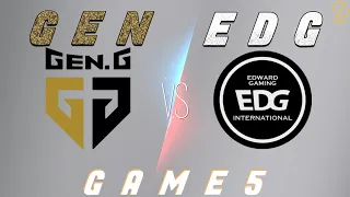 GEN vs EDG Game 5 | Worlds 2021 Semifinals Day 2 | Gen.G vs EDward Gaming