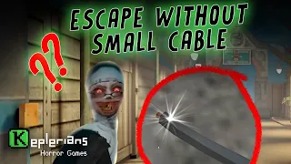 EVIL NUN 1 | ESCAPE WITHOUT SMALL CABLE IN HARD MODE | GAMEPLAY CHALLENGE