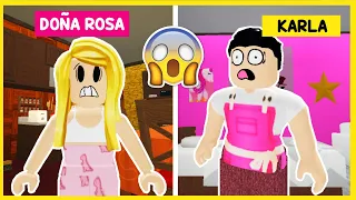 Cambio de CUERPOS | Karla es Doña Rosa! | Mamá vs Roblox