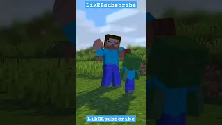 Minecraft, But Attack Baby Zombie #shorts