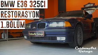 BMW E36 325ci Restore Ediyoruz ! - 1.Bölüm - İç Döşeme Sökümü - Zemin Halısı Yenileme