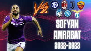 Sofyan Amrabat: Morocco's Midfield Engine - VS Top-Tier Teams 2022/23 - Transfer Target