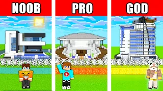 TAJNA BAZA NOOB vs PRO vs GOD  w Minecraft z SmileSlow i Sebek!