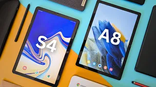 Samsung Galaxy Tab S4 vs Tab A8 - Old Premium vs New Budget