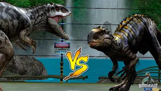 НОВЫЙ ИНДОМИНУС РЕКС мод 2 против старого Jurassic World The Game