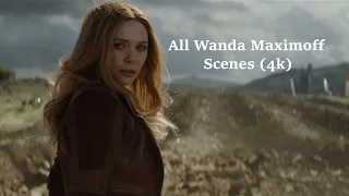 All Wanda Maximoff Scenes (4K ULTRA HD)