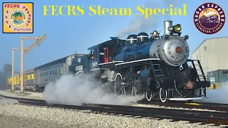 A Ride Aboard the Sugar Express with U.S. Sugar 148 pulling the FECRS Steam Special