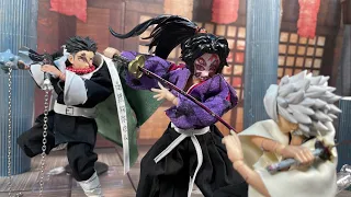 鬼滅の刃 無限城 stop motion ① Kokushibou vs Gyomei & Sanemi - FanAnimation  Demon Slayer 不死川実弥 行冥 黒死牟