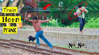 Update Viral Loud Train Horn Pranks 2021 //  The Best Of Train Horn Prank Reaction In Public!!