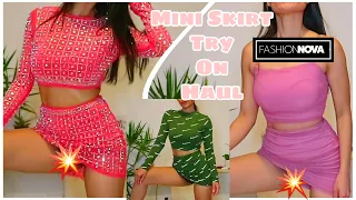 💖 MINI SKIRTS & CROP-TOP TRY ON HAUL & REVIEW | FT FASHION NOVA || ANGEL GOWER