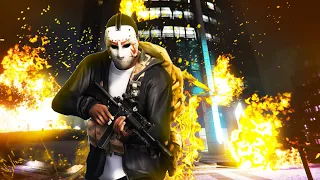 GTA5 小富成為最強的槍手！將殺戮日給滅了？ LOS SANTOS THE PURGE END (GTA5 MOD)