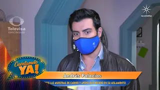 Andrés Palacios regresa a trabajar y cuenta su experiencia tras superar COVID-19  | Cuéntamelo YA!