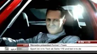 Michael Schumacher Mercedes-Benz SLS AMG Commercial