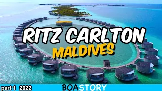 Ritz Carlton Maldives (part 1), Room Tour Water Villa #ritzcarlton #maldives