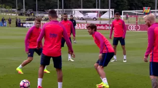 FC Barcelona's evening training session at St. Georges Park (26/07/16)