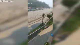 EarthPedia News [ FLOOD ] Heavy rainfall caused flooding in Artvin, Turkey (21 July 2021)Turkey Rain