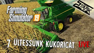 Farming Simulator 19 - 7.Rész (Ültessünk Kukoricát) - Stark LIVE
