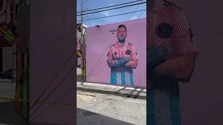 The Messi murals in Miami are a thing of beauty 😍 #shorts