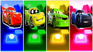 McQueen Red Car 🆚️ McQueen Yellow Car 🆚️ McQueen Black Car 🆚️ McQueen Green Car,🎶Who is Best!!