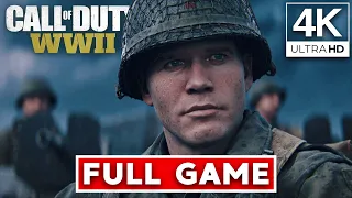 Call of Duty: WWII - Full Game Walkthrough [4k Ultra, 2023] (No Commentary)