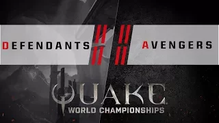 Quake - Defendants vs. Avengers [4v4] - Quake World Championships - Ro8 EU Qualifier #1