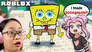 Roblox | Doodle Transform - I made Spongebob in ROBLOX!!!