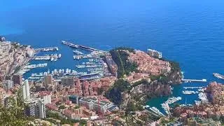 [4K] The best panoramic view of #Monaco is from La Turbie