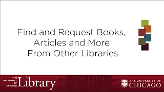 Request Books from Other Libraries - Interlibrary Loan