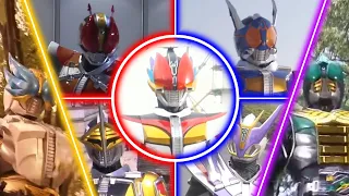 Kamen rider Den-O All Rider Henshin & Forms (Sword form - Liner form)