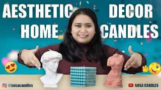 Aesthetic Candle Making: Easy DIY Candle Making at Home | Candle Making Different Shapes