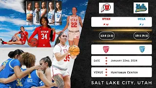 No. 16 Utah vs No. 2 UCLA | Pac-12 | 1.22.24