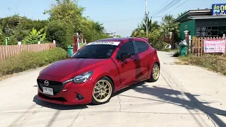 รีวิว รถ Mazda2  ใส่ล้อแม็กแต่งขอบ 17