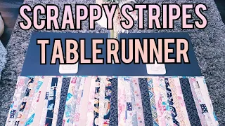 Scrappy Stripes Table Runner!/ Дорожка на стол из полос!