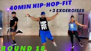 40min Hip-Hop Fit Dance Workout "Round 18" + 3 exercises | Mike Peele