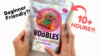 I TRIED the WOOBLES CROCHET KIT as a BEGINNER - Dinosaur Crochet