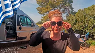 ELEA BEACH - CAMPER HELL OR HEAVEN? // Vanlife Greece