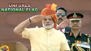 PM Modi Unfurls National Flag At Ramparts of Red Fort on 71st Independence Day | Mango News