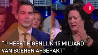 Rob Jetten vindt dat Caroline van der Plas boeren een klap in het gezicht heeft gegeven | Op1