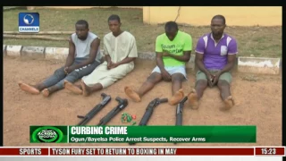 Police Arrest Criminal Suspects In Ogun And Bayelsa, Recover Arms