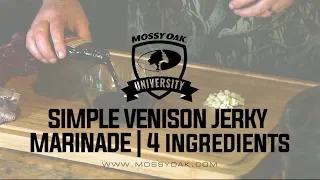 Easy Venison Jerky Recipe | 4 Ingredient Marinade